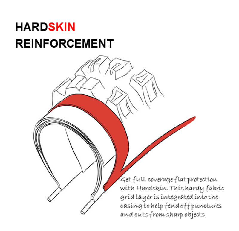 Hutchinson Wyrm MTB Tyre Tan Wall 29 x 2.40 Tubeless Ready-4